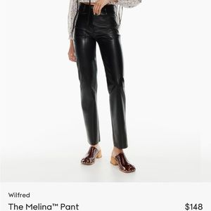 Leather Melina pants